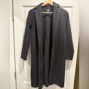 Zara Classic Black Overcoat
